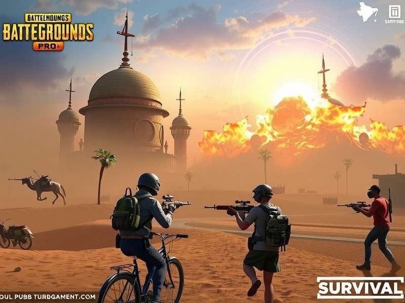 Desert Fortress Map in PUBG India Survival Pro Desert Fortress Map in PUBG India Survival Pro